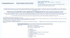 Desktop Screenshot of cottageschool.net